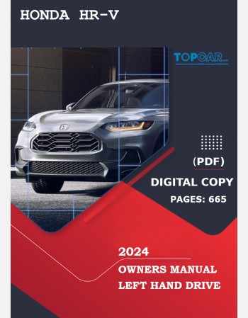 honda hr-v 2024 owners manual 